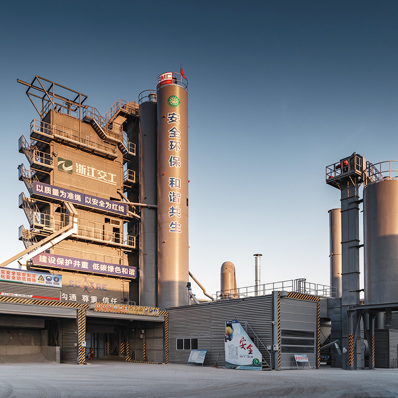 Planta mezcladora de asfalto completamente automática