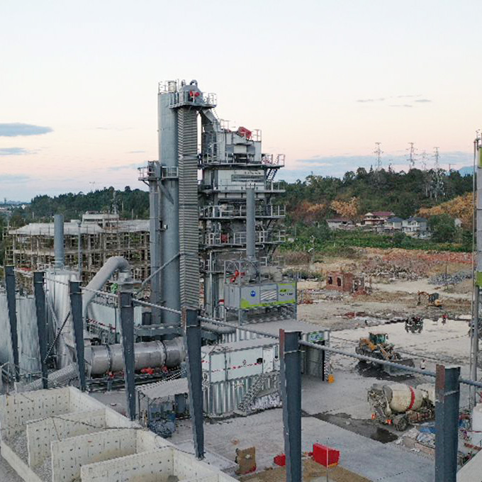 Planta mezcladora de asfalto completamente automática