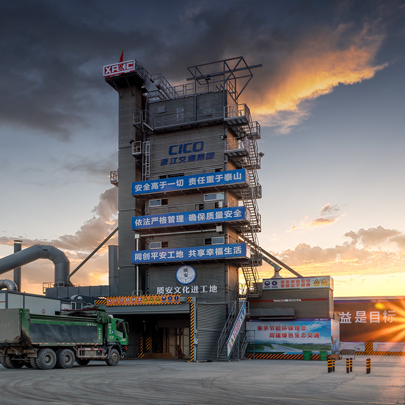 Planta mezcladora de asfalto completamente automática